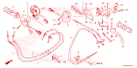 LEVIER DE GUIDON   CABLE   COMMODO pour Honda CLICK 125 SPOKED WHEELS de 2023