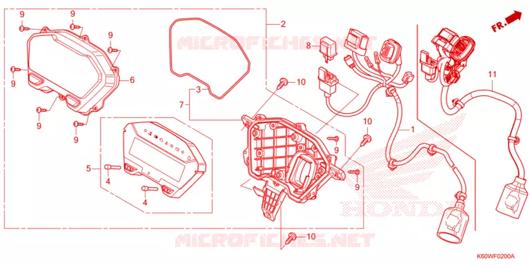 COMPTEUR Honda SCOOTER 125 CLICK 2023  ACB125BTP