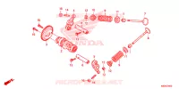 ARBRE A CAMES   SOUPAPE pour Honda CLICK 125 SPOKED WHEELS de 2023