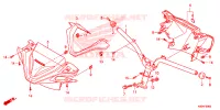 GUIDON   CARENAGE pour Honda CLICK 125 SPOKED WHEELS de 2023