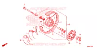 ROUE AVANT pour Honda CLICK 125 SPOKED WHEELS de 2023