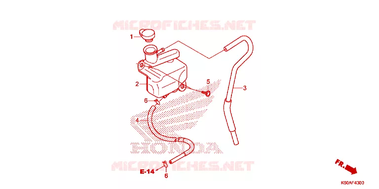 VASE D'EXPANSION Honda SCOOTER 125 CLICK 2023  ACB125BTP