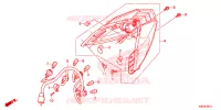 FEUX ARRIERE pour Honda CLICK 125 I Idling Stop Casted Wheels de 2018