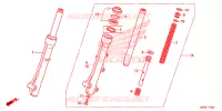 FOURCHE pour Honda CLICK 125 I Idling Stop Casted Wheels de 2018