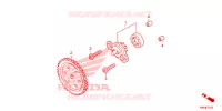 POMPE A HUILE pour Honda CLICK 125 I Idling Stop Casted Wheels de 2018