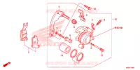 ETRIER DE FREIN AVANT pour Honda CLICK 125 I Idling Stop Casted Wheels de 2020
