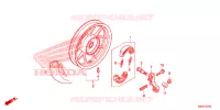 ROUE ARRIERE pour Honda CLICK 125 I Idling Stop Casted Wheels de 2020
