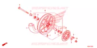 ROUE AVANT pour Honda CLICK 125 I Idling Stop Casted Wheels de 2020