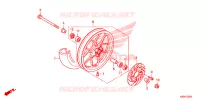 ROUE AVANT pour Honda CLICK 125 I Idling Stop Casted Wheels de 2020