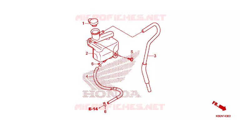 VASE D'EXPANSION Honda SCOOTER 125 CLICK 2021  ACB125CBTM