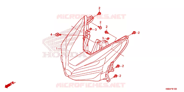 PHARE Honda SCOOTER 125 CLICK 2021  ACB125CBTM