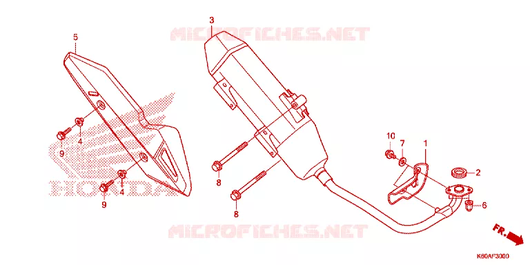 SILENCIEUX D'ECHAPPEMENT Honda SCOOTER 125 CLICK 2021  ACB125CBTM