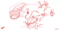 SELLE   COFFRE pour Honda CLICK 125 de 2023