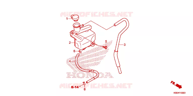 VASE D'EXPANSION Honda SCOOTER 125 CLICK 2024  ACB125CBTP