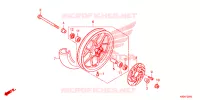 ROUE AVANT pour Honda CLICK 125 de 2024