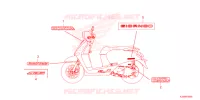 AUTOCOLLANTS pour Honda GIORNO 125 ABS de 2024