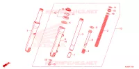 FOURCHE pour Honda GIORNO 125 ABS de 2024