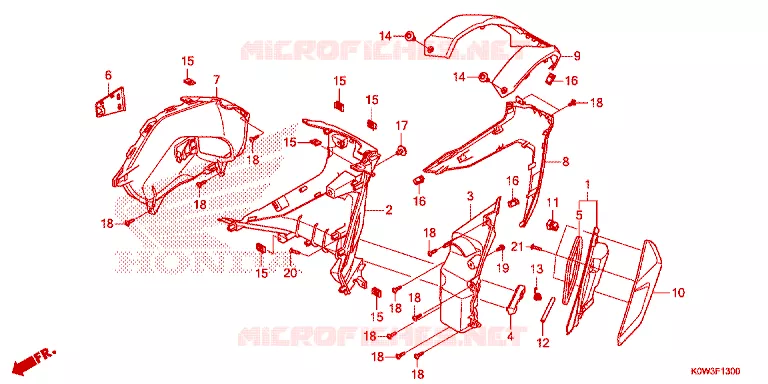 PROTEGE JAMBES Honda SCOOTER 150 ADV 2019  ADV150AL