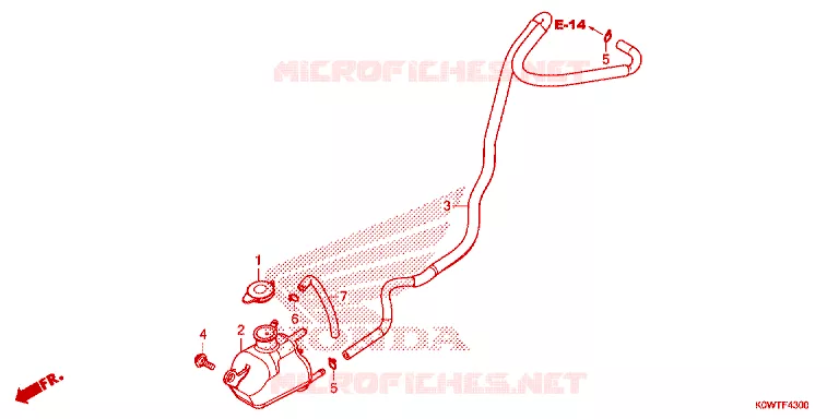 VASE D'EXPANSION Honda SCOOTER 150 ADV 2023  ADV150AM