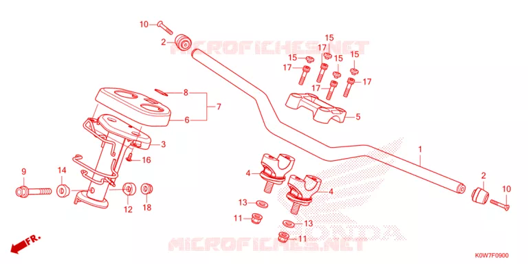 GUIDON - CARENAGE Honda SCOOTER 160 ADV 2024  ADV160AP_TH