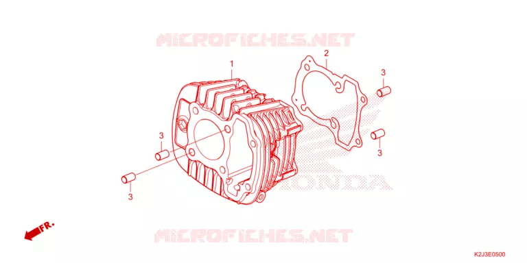 CYLINDRE Honda MOTO 110 WAVE 2021  AFS110MCFM