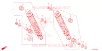 AMORTISSEUR ARRIERE pour Honda WAVE 110 Front brake disk, Electric start, Casted wheels 3TH de 2024