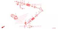 ARBRE A CAMES   SOUPAPE pour Honda WAVE 110 Front brake disk, Electric start, Casted wheels 3TH de 2024