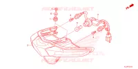 FEUX ARRIERE pour Honda WAVE 110 Front brake disk, Electric start, Casted wheels 3TH de 2024