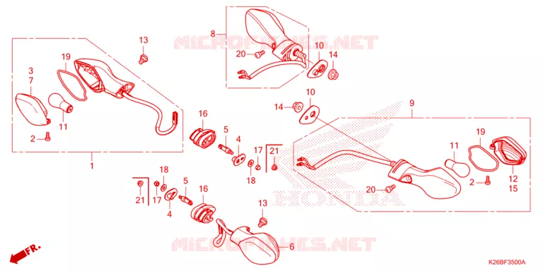 CLIGNOTANT Honda MOTO 125 GROM 2021  MSX125AM