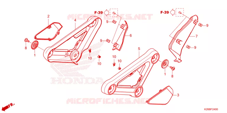 FILTRE A AIR - COUVERCLE LATERAL Honda MOTO 125 GROM 2021  MSX125AM