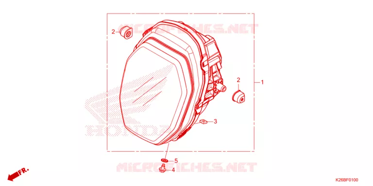 PHARE Honda MOTO 125 GROM 2021  MSX125M_TH
