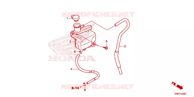VASE D'EXPANSION Honda SCOOTER 150 CLICK 2019  ACB150CBTK_TH