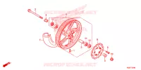 ROUE AVANT pour Honda CLICK 150 de 2019