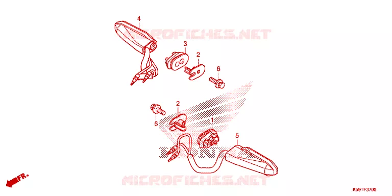 CLIGNOTANT Honda SCOOTER 150 CLICK 2020  ACB150CBTL_TH