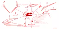 AUTOCOLLANTS pour Honda CBR 150 R ABS de 2023