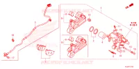 ETRIER DE FREIN ARRIERE pour Honda CBR 150 R ABS de 2024
