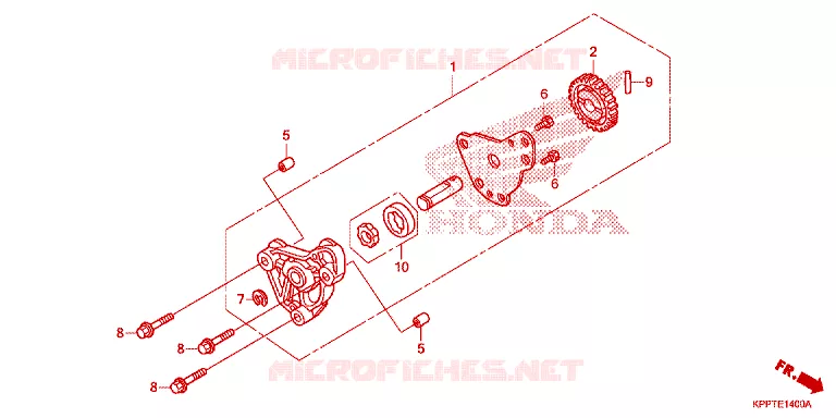 POMPE A HUILE Honda MOTO 150 CBR 2017  CBR150RF