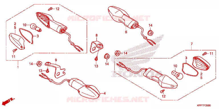CLIGNOTANT Honda MOTO 150 CBR 2017  CBR150RF