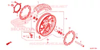 ROUE AVANT pour Honda CBR 650 F ABS de 2017