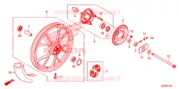 ROUE ARRIERE pour Honda SUPER CUB 125 de 2021