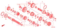 BOITE DE VITESSES pour Honda CB 1300 SUPER FOUR ABS de 2012