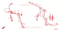 BEQUILLE pour Honda CB 1300 SUPER BOL DOR de 2012