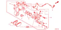 ETRIER DE FREIN ARRIERE pour Honda CB 1300 SUPER BOL DOR de 2012