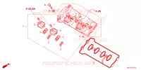 COUVRE CULASSE pour Honda CR 650 R E-CLUTCH de 2024