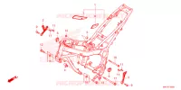 CADRE pour Honda CR 650 R E-CLUTCH de 2024