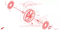 ROUE AVANT pour Honda CB 650 R de 2024