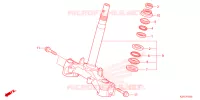AMORTISSEUR DE DIRECTION pour Honda SCOOPY 110 PRESTIGE de 2024