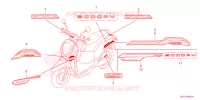 AUTOCOLLANTS pour Honda SCOOPY 110 PRESTIGE de 2024