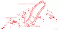 CADRE pour Honda SCOOPY 110 PRESTIGE de 2024