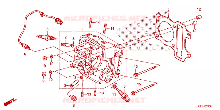 CULASSE Honda SCOOTER 110 BEAT 2019  ACH110CSFK_PH